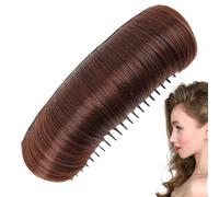 Pince à cheveux pour volume - | Coussin de tête de cheveux bouffants | Clip de perruque de de cheveux invisible, coussin de cheveux moelleux invisible noir, pince de de cheveux naturel