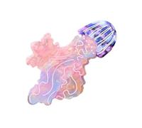 Pince à cheveux pratique en acétate en forme de méduse - Accessoire de fête pour tous les jours et fêtes