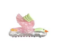 Pince à cheveux pratique en acétate en forme d'oie sauvage - Décoration de cheveux - Accessoire de fête pour tous les jours et fêtes
