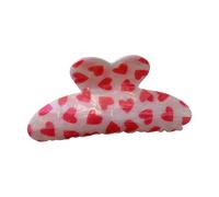 Pince à cheveux pratique en acrylique pour femme avec un amour pour les accessoires
