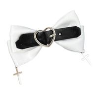 Pince à cheveux punk avec pendentif, nœud papillon, boucle en forme de cœur, clip de ceinture pour femme, outil de coiffure d'Halloween