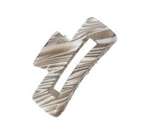 Pince à cheveux rayée de couleur bonbon, barrettes anti-traction, de de cheval à forte adhérence pour le des chignons, accessoire rayé essentiel des styles français