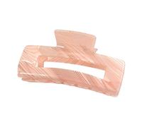 Pince À Cheveux Rayée De Couleur Bonbon Barrettes Anti-traction Queue Cheval À Forte Adhérence Pour Chignons Accessoire Rayé Français Essentiel