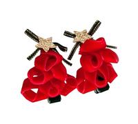 Pince à cheveux réaliste en forme de sapin de Noël - Barrette de Noël plate - Pince à cheveux fantaisie pour bouquets