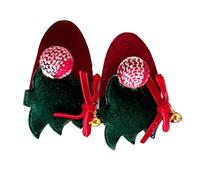 Pince à cheveux réaliste en forme de sapin de Noël - Barrette de Noël plate - Pince à cheveux fantaisie pour bouquets