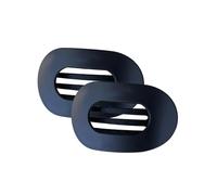 Pince à cheveux ronde plate, pince à cheveux ronde, prise en main solide et confortable, design élégant incurvé, 12 x 7 x 2 cm, pour une utilisation toute la journée, amis et amoureux