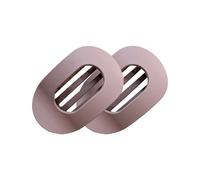 Pince à cheveux ronde plate, pince à cheveux ronde, prise en main solide et confortable, design élégant incurvé, 12 x 7 x 2 cm, pour une utilisation toute la journée, amis et amoureux