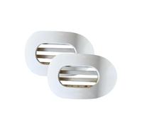 Pince à cheveux ronde plate, pince à cheveux ronde, prise en main solide et confortable, design élégant incurvé, 12 x 7 x 2 cm, pour une utilisation toute la journée, amis et amoureux