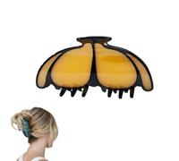 Pince à cheveux style lampe en vitrail vintage, pince à cheveux fleurie pour femme, pince à cheveux à motif floral coloré, accessoire élégant style vintage (#E)