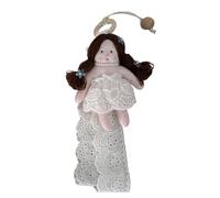 Pince à cheveux tendance en tissu à motifs avec sangle de suspension, sangle de rangement élégante pour femmes, accessoires de présentation de bijoux