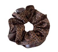 Pince à cheveux tendance motif guépard en tissu doux de 13 cm de long pour coiffer les besoins de coiffure, pince à cheveux imprimé léopard