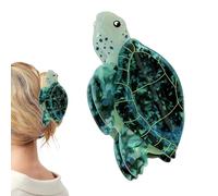 Pince à cheveux tortue - Jolie épingle à cheveux en forme de mer pour le coiffage | Matériau acrylique avec une forte adhérence, cadeau de Saint-Valentin pour filles, accessoire de fête d'anniversaire