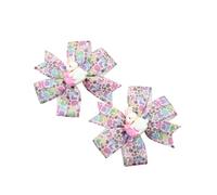 Pince à cheveux unique avec lapins et fleurs de Pâques sur le thème des vacances, adaptée pour et les adultes qui aiment se déguiser E
