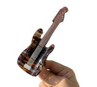 Pince à cheveux unique en acétate avec bande de saxophone avec note de musique amusante pour festivals de musique et fêtes Accessoires de cheveux tendance