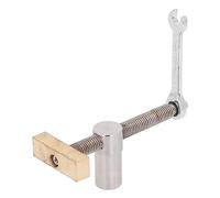 Pince à chien pour banc, pince à trous pour chiens, trous pour le travail du bois, accessoires d'établi, acier inoxydable, arrêt en laiton, clip fixe rapide pour outils à main de (Red Bench Dog)