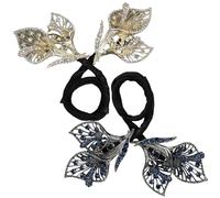 Pince à chignon 2 pièces 11, 4 pouces strass rouleau à chignon rétro élégant pinces paresseuses pour accessoires de torsion pour femmes filles usage quotidien, accessoires pour femmes fabricant