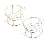 Pince à Chignon Dorée Métallique 2Pcs Accessoires pour Cheveux Épais Support de Chignon Élégant Accessoires Décoration Chic pour