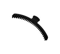 Pince à chignon mate professionnelle avec dents bien disposées pour une utilisation prolongée
