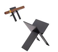 Pince à cigares pliable en acier durable et portable - Support de cigare cubain pratique pour support de cigare