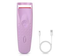 Pince À Cils Chauffante, Pince À Cils Professionnelle Pince À Cils Électrique Portable Lash Lift Heat Lash Curler Eye Lash Curler Pince À Cils Rapide Outils De Maquillage Pour Femmes (Violet)