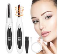 Pince à Cils Électrique USB avec 3 Modes de Température, Rechargeable, Professionnel Pour Tous Les Cils, Réchauffement Rapide, Longue Durée de Vie (Blanc)