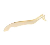 Pince à Cils en Acier Inoxydable à Bout Croissant et Queue D’aronde | Or, Ajustement et Pose de Faux Cils, Format Léger et Portable, Conçu pour Femmes