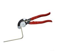 Pince à cintrer de tuyau, outil de cintrage de ligne de frein, pour laiton, cuivre, acier et aluminium, avec construction en acier au chrome vanadium, pour tubes métalliques de 3/16 à 3/8"