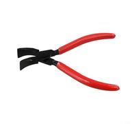 Pince à cintrer en tôle d'acier à haute teneur en carbone, mâchoire droite de 180 mm pour plier les tôles de fer, idéale pour la réparation automobile et les travaux de bricolage (45°)