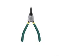 Pince à circlip de 17,8 cm avec pointes droites et courbées à long bec, extracteur de bague d'arrêt interne et externe pour réparations automobiles et mécaniques (extérieur droit)