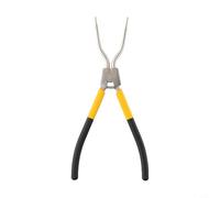 Pince à circlip de 27,9 cm, à ressort pour une expansion et un retrait faciles, en acier galvanisé à haute teneur en carbone avec poignée antidérapante, pour atelier et usage domestique (jaune)