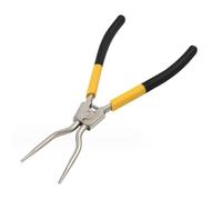Pince à circlip de 27,9 cm, outil d'extension de circlip de 28,9 cm, convient pour une application à la maison, structure avancée en acier au carbone, ouverture facile à régler (jaune)