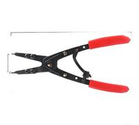 Pince à circlip robuste de 25,4 cm avec pointes interchangeables, fabriquée en acier 45# traité thermiquement, prise en main ergonomique et ressort réglable pour le retrait interne des anneaux d'arrêt