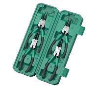 Pince à circlips 7 pouces interne/externe robuste pour dissolvant d ' anneaux de retenue pince de verrouillage coudée droite Circlip circlip robuste