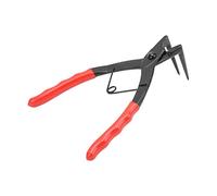 Pince à circlips à nez long coudé à 90°, pince à circlips en acier inoxydable pour les bagues intérieures et extérieures, trempée et dotée d’une poignée ergonomique, universelle