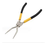 Pince à circlips coudée de 28 cm pour machine à laver, installation et retrait du ressort de joint de tambour (jaune)
