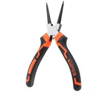 Pince à circlips de 17,8 cm avec embouts droits et courbés double fonction conçue pour circlips internes et externes (A)