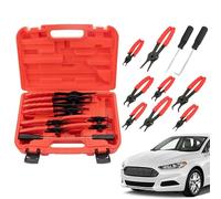 Pince À Circlips - Kit D'Outils À Main | Jeu De Pinces À Circlips Intérieures Et Extérieures | Pour La Réparation Automobile, Atelier De Réparation, Garage, Entretien Domestique Et La