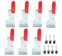 Pince À Clamper, Loquet Bascule en Acier Galvanisé 182 kg, Fermeture à Levier Rapide - Sauterelle de Serrage Industrielle; attache capot; sauterelle de serrage