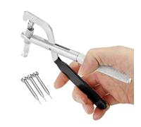 Pince à clés - Outil pliable ergonomique multifonctionnel antidérapant avec 3 broches - Outil professionnel pour voiture automobile - Kit d'entretien de réparation de serrurier de haute précision