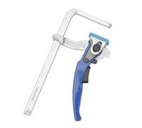 Pince à cliquet à queue d'aronde 300 mm avec force de serrage 2050 N pour acier trempé à levier rapide Bleu