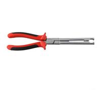 Pince à connecteur de 22,9 cm pour moteurs - Gadget d'élimination de la lueur avec mâchoire droite de 0 à 75 mm d'ouverture - Poignée souple pour réparation de véhicule (M (B)