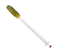 Pince À Cornichons - 20 Cm Acier Inoxydable | Accessoire Culinaire Pour Saisir Aliments En Bocal, Idéal Pour Attraper Cornichons, Olìves, Poivrons, Indispensable En Cuisine Et Restaurant, Blanc