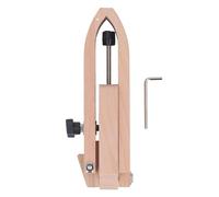 Pince à Coudre le Cuir en Bois Chevalet Rotatif avec Clé Hexagonale pour Artisanat du Cuir Couture Main Maroquinerie DIY et Sellerie