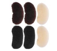 Pince à Coussinet pour Cheveux 6 Pièces en Nylon et Acier | Effet , Se Cache la Chevelure, Confortable à Porter, pour Filles et Femmes, Lot