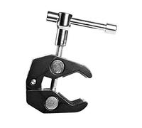Pince à crabe - Support de serrage - Charge utile de 2 à 5 kg - Pour microphone vidéo LED Speedlite - Trépied monopode avec structure en alliage d'aluminium - Bouton rotatif - Coussinets en caoutchouc
