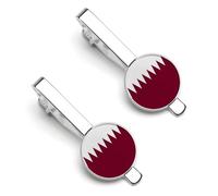 Pince À Cravate Avec Le Drapeau Du Qatar Cadeau De Mariage Pour Témoin Témoin D'Honneur Huissier Anniversaire