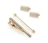 Pince à cravate, boutons de manchette, épingles, lot de 3 pièces, boutons de manchette pour chemise homme, épingle à cravate Pise, boutons de manchette, accessoire de bijouterie