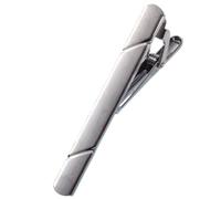 Pince à cravate élégante pour homme - Pour diplômés, entretiens d'embauche, accessoires photo - Look formel pour mariage, anniversaire, entreprise - Avec gravure, Einheitsgröße, comme décrit, Comme