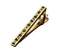 Pince à cravate en forme de note de musique pour homme, design d'instrument de guitare de piano, barre à cravate créative en cuivre pour fête et décoration de chemise