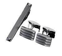 Pince à Cravate Homme Boutons de manchette et pinces à cravate for hommes, motif classique, ensemble boutons, bijoux for, accessoires(28)